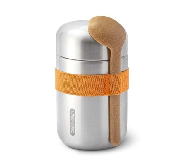 Black and Blum Stainless Steel Food Flask