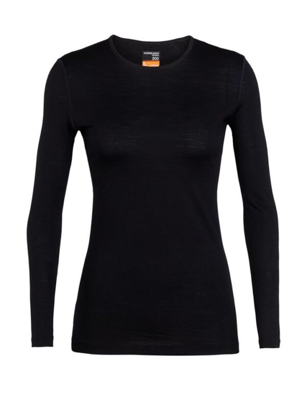Icebreaker Oasis 200 Womens Long Sleeve Thermal Base Layer Crewe
