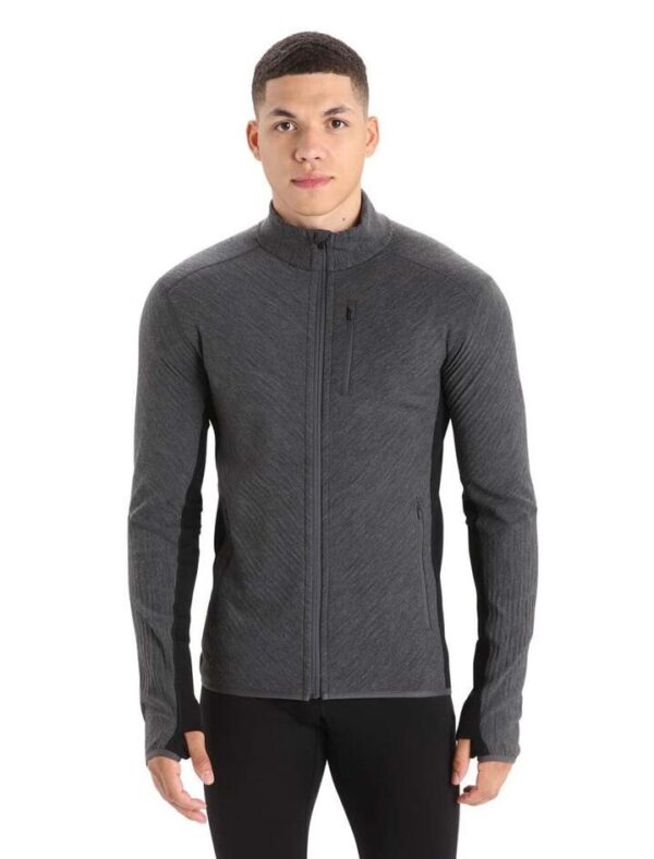 Icebreaker RealFleece Merino Descender Mens Long Sleeve Zip Jacket