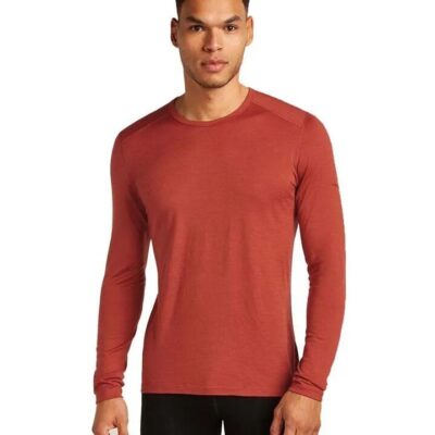 Icebreaker Merino 200 Oasis Long Sleeve Crewe Mens Thermal Top