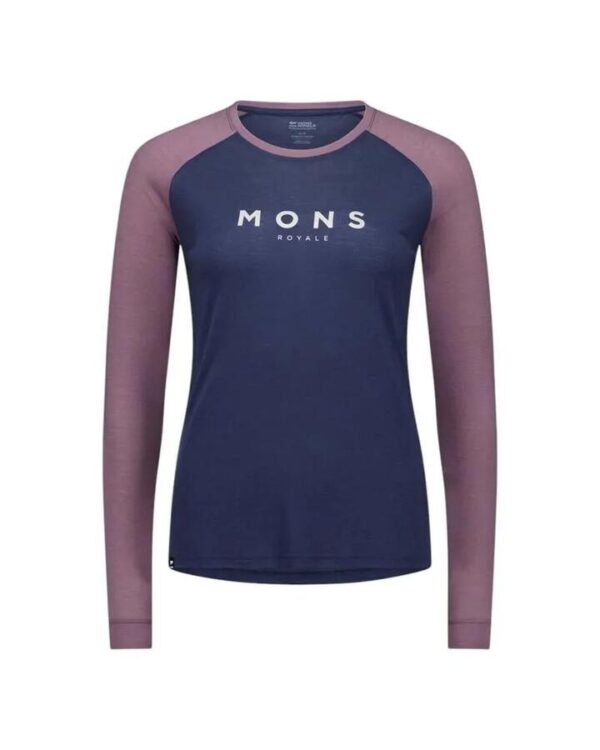 Mons Royale Icon Raglan Womens Merino Long Sleeve Top
